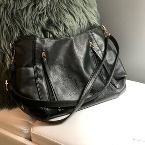 Women Hobo Purse/Handbag Vegan Leather Satchel Adjustable Shoulder Bag Tote